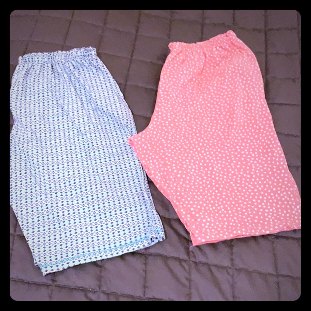 Dreams & Co size 1x 22/24 cotton sleep capris.